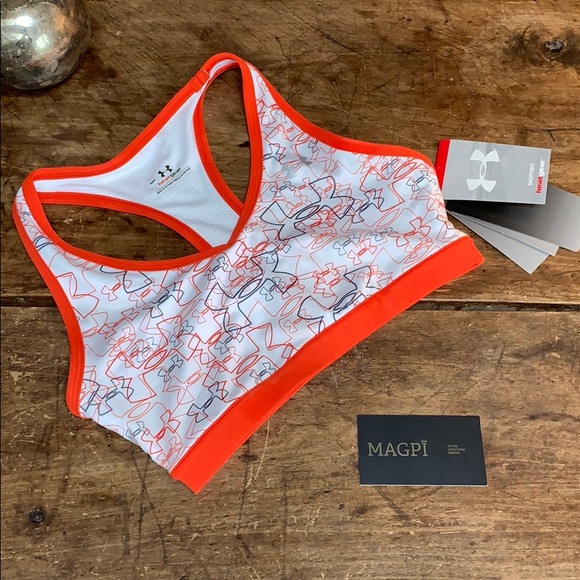 Under Armour Tops - NWT Under Armour Logo Racer Sports Bra
